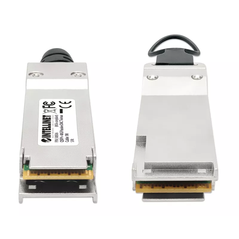 Intellinet 508506 40G QSFP+ passieve DAC Twinax-kabel, MSA-compatibel, 1 m