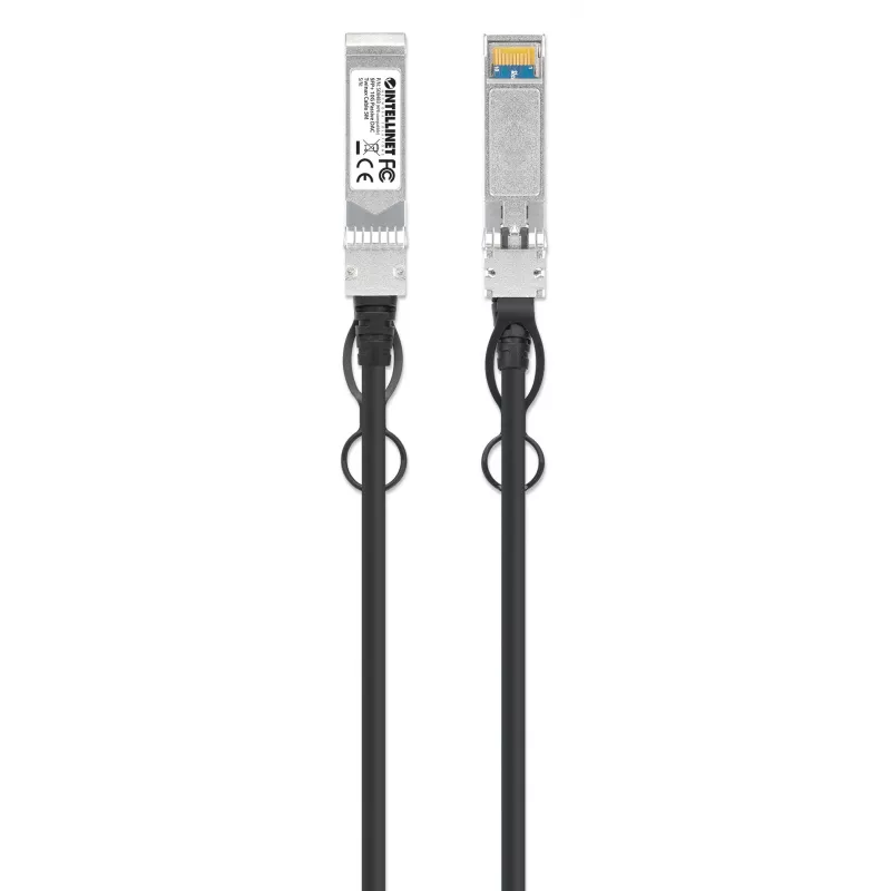 Intellinet 508483 10G SFP+ passieve directe twinax-kabel, 5 m, HPE-compatibel, zwart