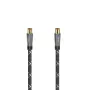 Hama 00205072 coaxkabel 5 m zwart, grijs