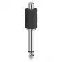 Hama 00205188 kabeladapter RCA 6.3 zwart, zilver