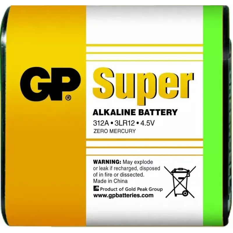 GP Batteries Super Alkaline 4.5V wegwerpbatterij alkaline prisma
