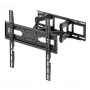 Manhattan wandbeugel voor tv & monitors (Full Motion), voor schermen 32 inch tot 55 inch, VESA-compatibiliteit: alle tussen 100x100mm tot 400x400mm - controleer de afmetingen van de vier bevestigingsgaten op de achterkant van het scherm om er zeker van te zijn dat deze past, max. 40 kg, zwart, beugel, levenslange garantie