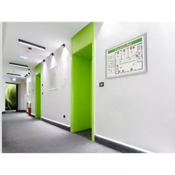 Wandframe Durable 500823 450x625mm rechthoekig zilver aluminium