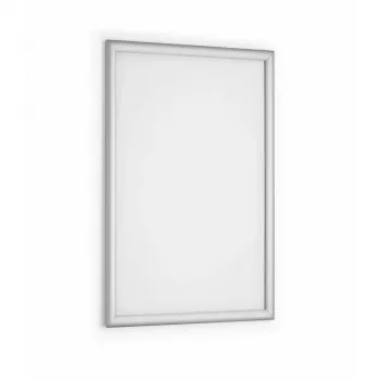 Wandframe Durable 500823 450x625mm rechthoekig zilver aluminium