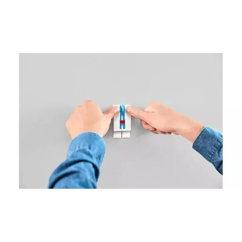 Utiliteitshaak TESA 77779 indoor blauw wit 2 stuks