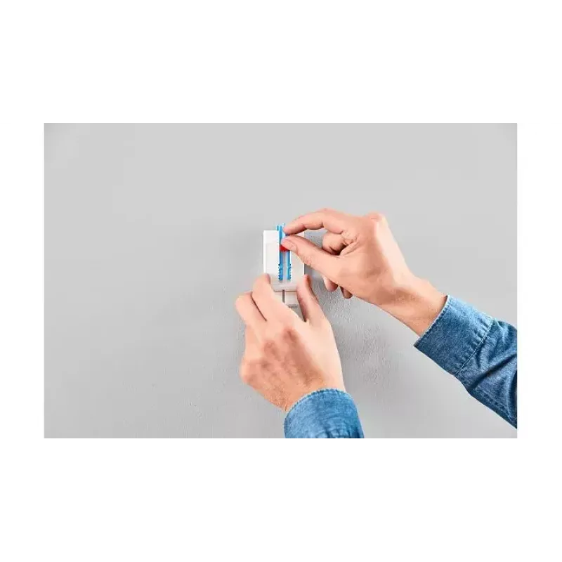 Utiliteitshaak TESA 77779 indoor blauw wit 2 stuks