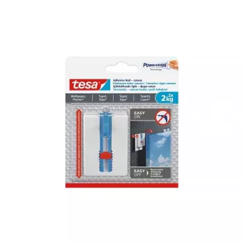Utiliteitshaak TESA 77779 indoor blauw wit 2 stuks