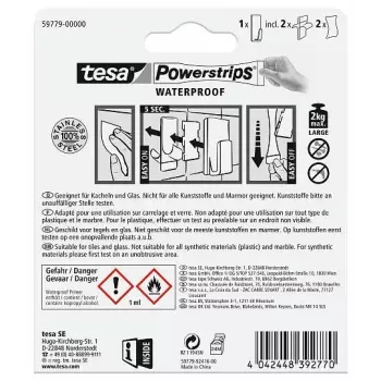 Handdoekhaak TESA 59779-00000 Indoor roestvrij staal