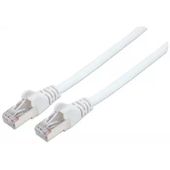 Intellinet netwerk-patchkabel, Cat6, 20 m, wit, koper, S/FTP, LSOH/LSZH, PVC, RJ45, vergulde contacten, snagless, knikbescherming, levenslange garantie