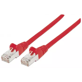 Intellinet netwerk-patchkabel, Cat6, 20 m, rood, koper, S/FTP, LSOH / LSZH, PVC, RJ45, vergulde contacten, knikbescherming, trekontlasting, levenslange garantie