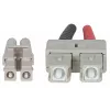 Intellinet glasvezel-patchkabel, OM3, LC/SC, 1 m, aqua, duplex, multimode, 50/125 µm, LSZH, glasvezel, levenslange garantie
