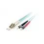 Equip LC/ST glasvezel-patchkabel, OM3, 15 m, 15 m, OM3, LC, ST