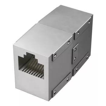 Hama 00200327 kabeladapter RJ-45 zilver