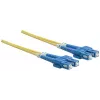 Intellinet glasvezel-patchkabel, OS2, SC/SC, 5 m, geel, duplex, singlemode, 9/125 µm, LSZH, glasvezel, levenslange garantie