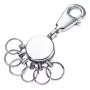 Sleutelring TROIKA PATENT zilver messing 25 mm breedte 90 mm diepte