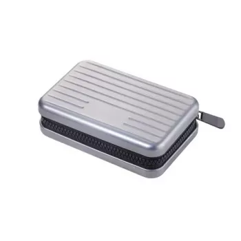 Hoesje TROIKA CCC04-TI Titanium Aluminium Polyester 80g 70mm 105mm