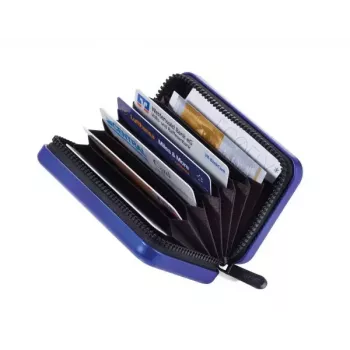 Etui TROIKA CCC04-BL Blauw Aluminium Polyester 80g 70mm x 105mm