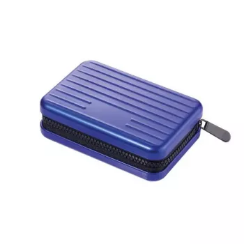 Etui TROIKA CCC04-BL Blauw Aluminium Polyester 80g 70mm x 105mm