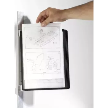 Documentendisplay-carrousel staand A4 Durable Vario magnet wall 5