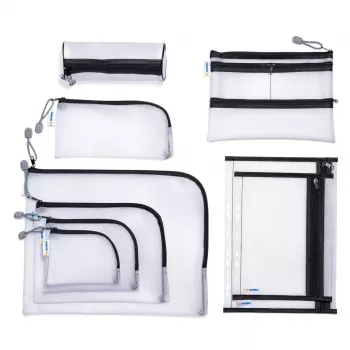 Opbergmap HERMA A5 zwart EVA-materiaal 200 mm breed 260 mm hoog