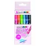 Wedo Silver Outline Marker 6 stuks oranje