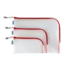 Hard etui HERMA 20008 rood transparant