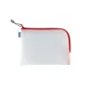Hard etui HERMA 20008 rood transparant