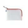 Hard etui HERMA 20008 rood transparant