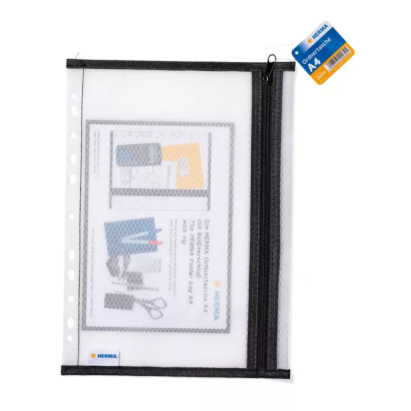 Insteekhoes HERMA A4 zwart EVA-materiaal 230x320mm