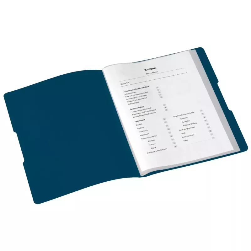 Conventionele verzamelmap Herlitz Zeugnisse polypropyleen (PP) blauw A4