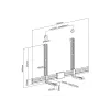 Soundbar-houder Equip universele soundbar-houder
