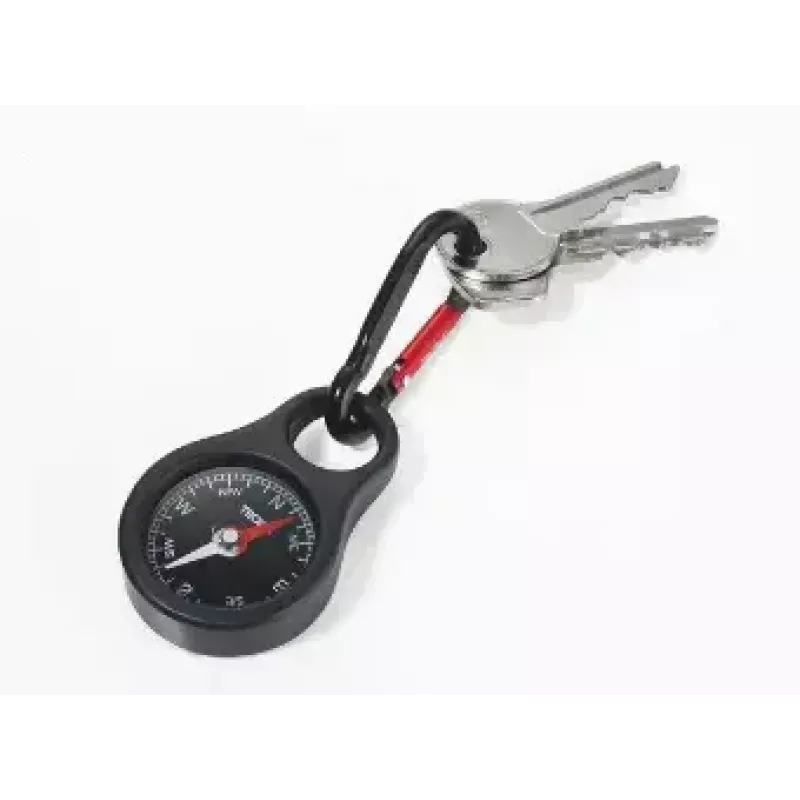TROIKA COS10/BK zwart rood sleutelhanger 40mm x 98mm 23g
