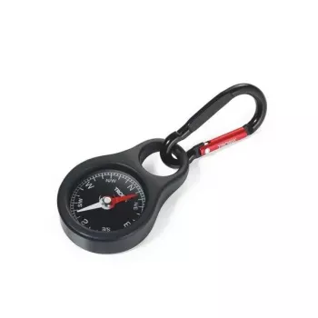 TROIKA COS10/BK zwart rood sleutelhanger 40mm x 98mm 23g