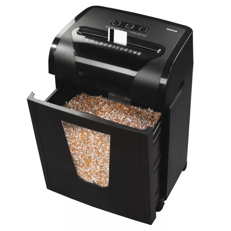 Hama Premium M10 papiervernietiger micro-cut-versnippering 62 dB 22 cm zwart