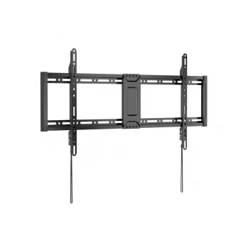 Vaste platte tv-wandbeugel EQUIP voor 43-inch tot 95-inch schermen, VESA 200×200–800×400, max. draaglast 75 kg, zwart