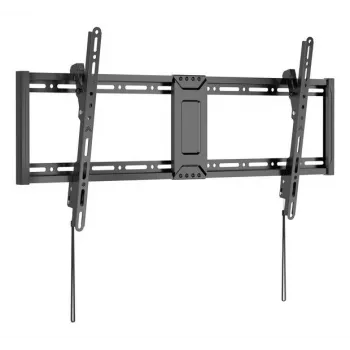 Tv-wandbeugel EQUIP 43 inch–95 inch tilt slank voor 75 kg televisies, VESA 200x200–800x400, kanteling 0–8°, 4,2 cm wandafstand, zwart