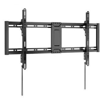 Tv-wandbeugel EQUIP 43 inch–95 inch tilt slank voor 75 kg televisies, VESA 200x200–800x400, kanteling 0–8°, 4,2 cm wandafstand, zwart