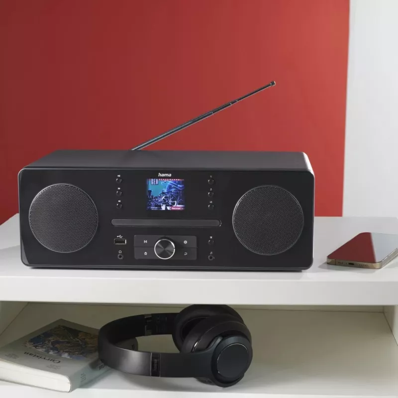 Hama 00054254 radio persoonlijk digitaal zwart, grijs