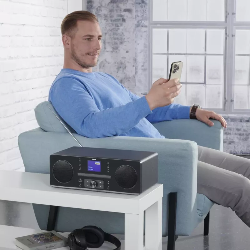 Hama 00054254 radio persoonlijk digitaal zwart, grijs