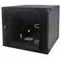Intellinet Double Section 713740 19" netwerkkast voor wandmontage, 6U, zwart (RAL 7021)