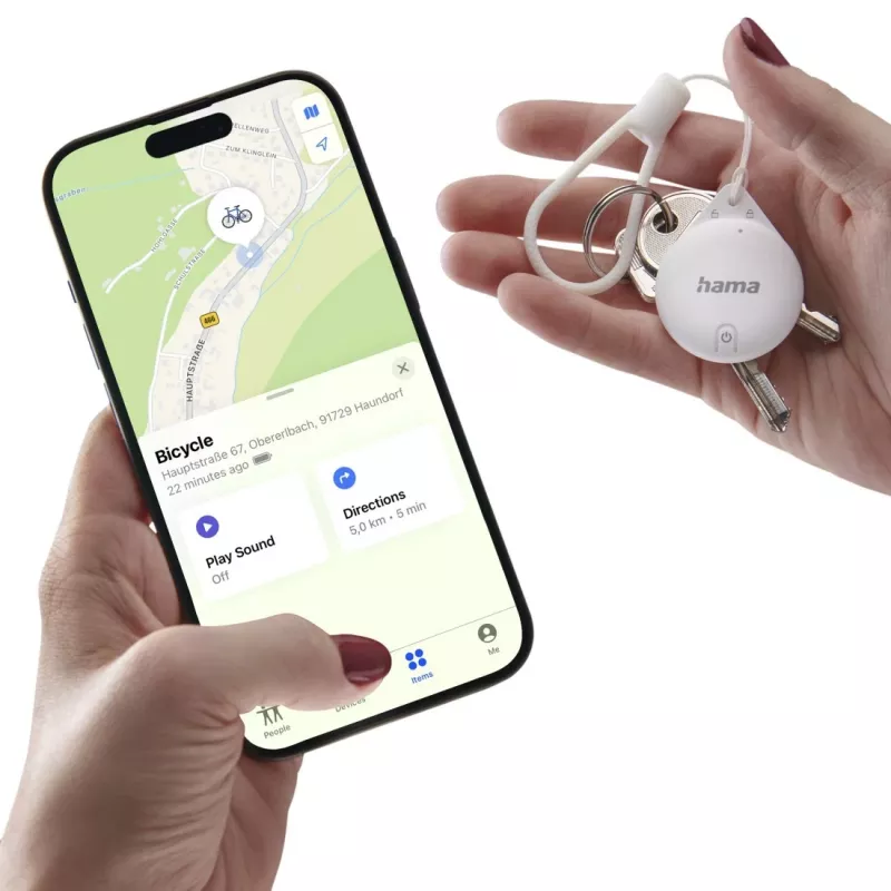 Hama 00185816 GPS-tracker/finder artikel wit