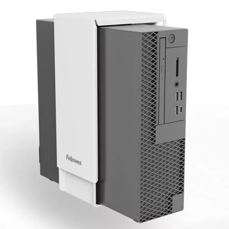 Fellowes 100136876 CPU-houder onder bureau CPU-houder wit