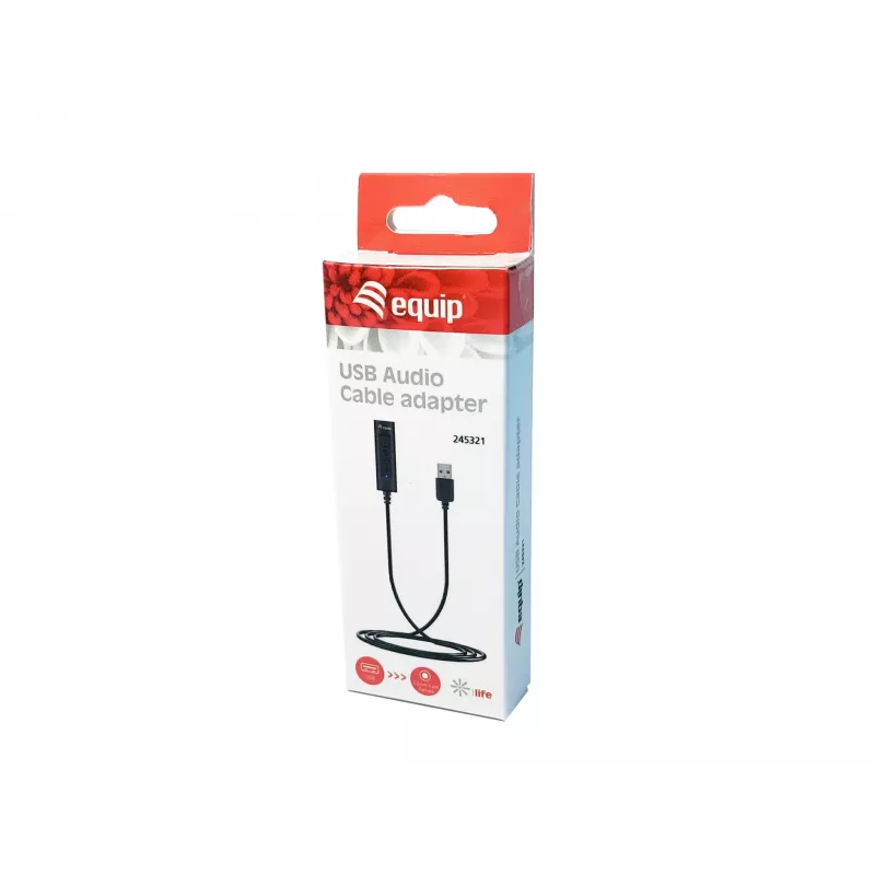 Stuuradapter Equip USB-audiokabel-adapter 245321