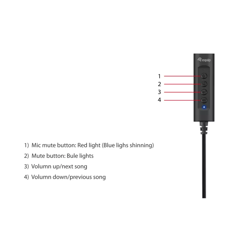 Stuuradapter Equip USB-audiokabel-adapter 245321