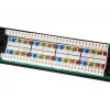 Equip 16-poorts Cat.5e ongeïsoleerd patchpanel, zwart