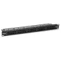 Equip 50-poorts Cat.3 RJ45 ISDN-patchpaneel, zwart
