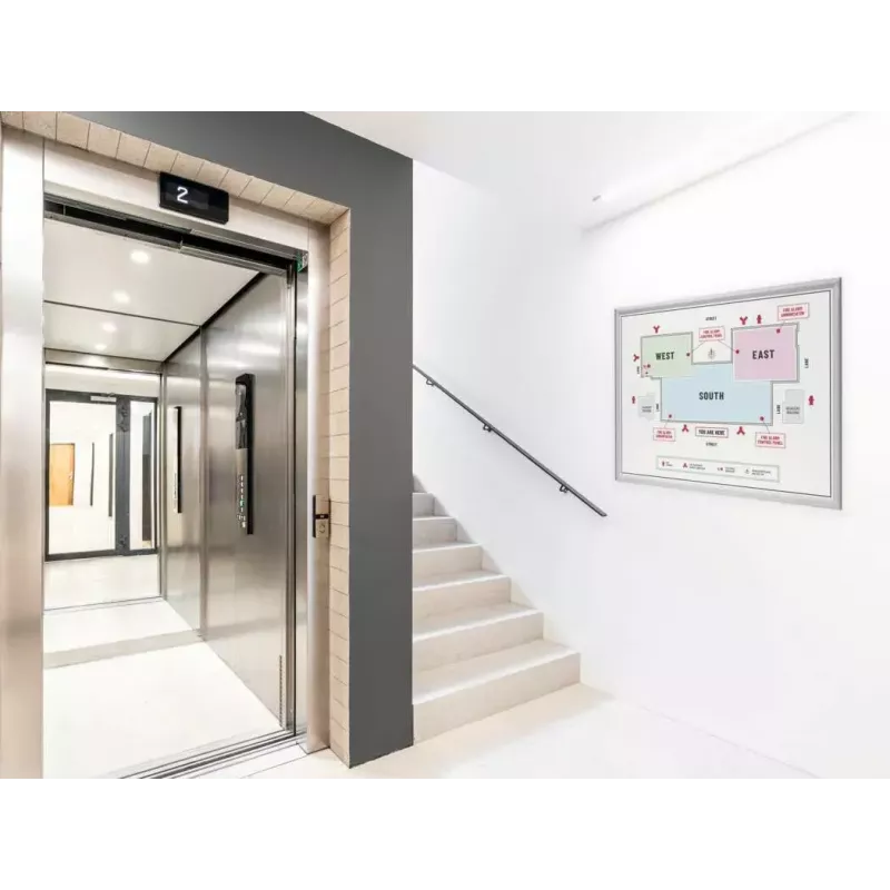 Wandlijst Durable 500923 660 x 900 mm rechthoekig zilver aluminium