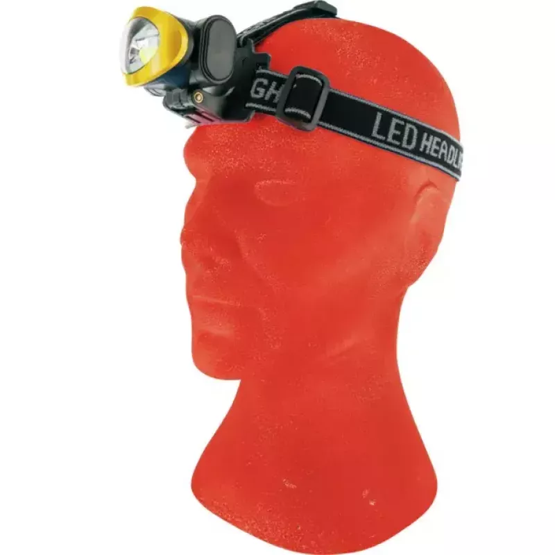 Hoofdlamp Schwaiger WLED 40 zwart geel