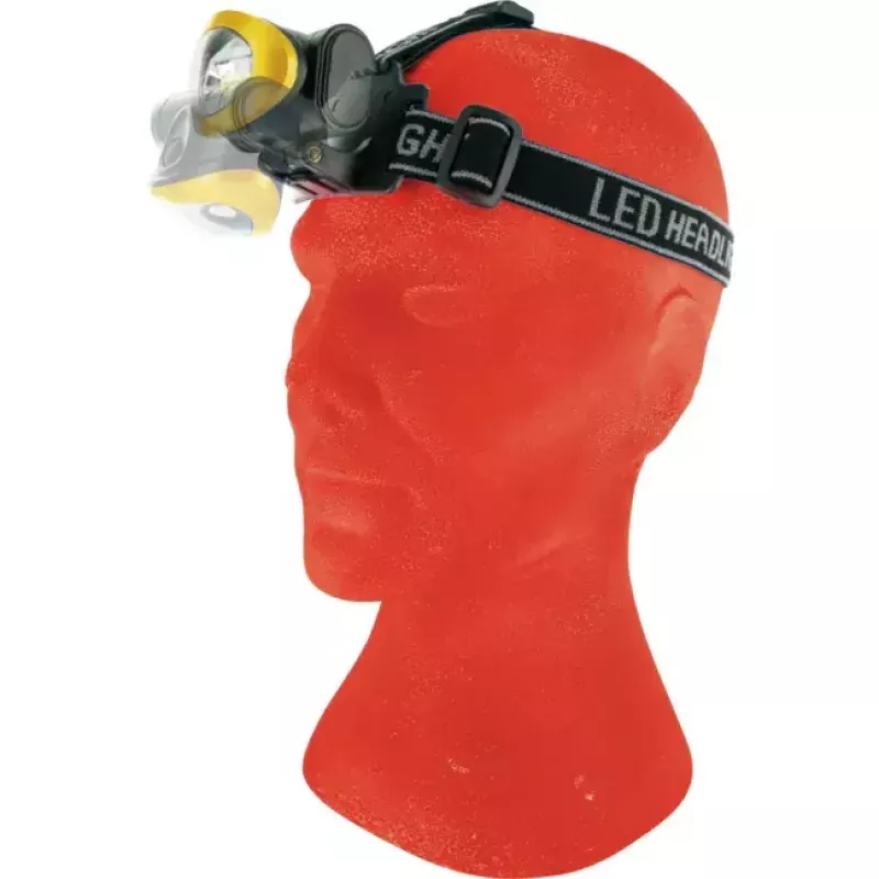 Hoofdlamp Schwaiger WLED 40 zwart geel