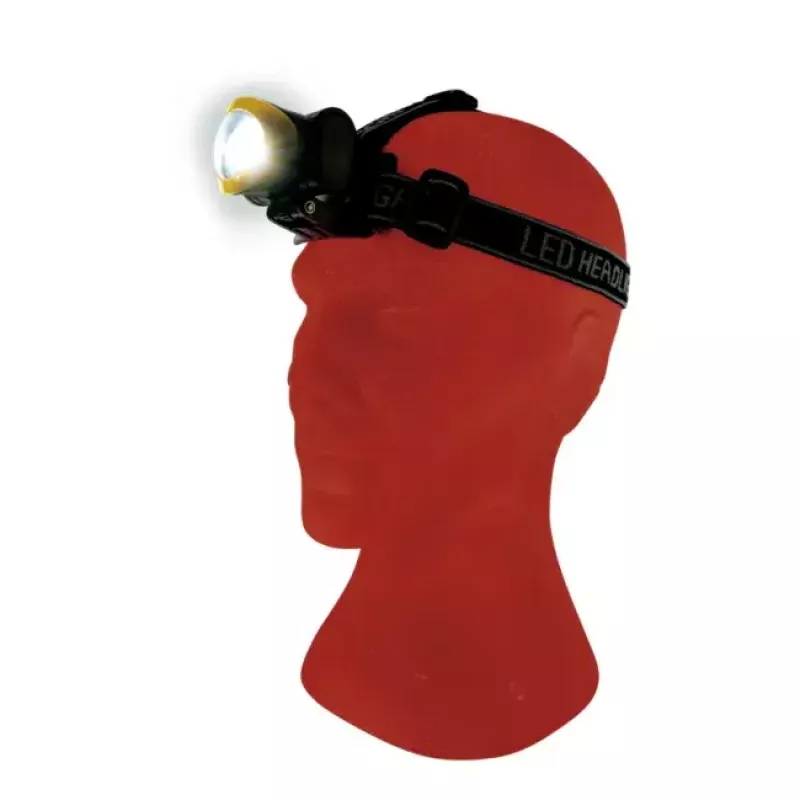 Hoofdlamp Schwaiger WLED 40 zwart geel